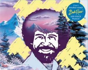 Bob Ross 2-In-1 Double Sided 500-Piece Puzzle