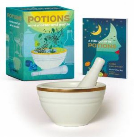 Potions Mini Mortar And Pestle by Nikki Van De Car & Anna Godeassi