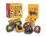 For the Love of Cats A Wooden Magnet Set