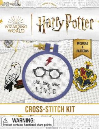 Harry Potter Cross-Stitch Kit by Warner Bros. Consumer Pr Inc. & Running Press