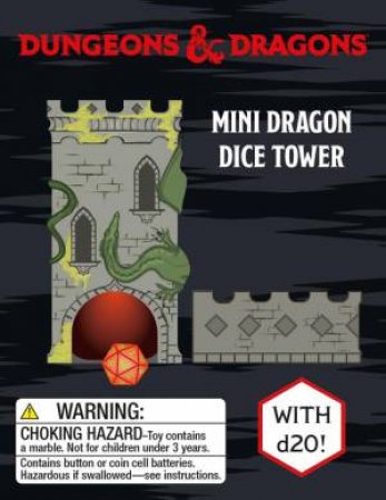 Dungeons & Dragons: Mini Dragon Dice Tower by Brenna Dinon