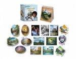 Bob Ross Happy Little Magnets