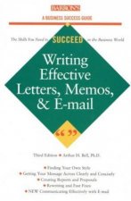 A Business Success Guide Writing Effective Letters Memos  Email