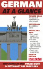 German At A Glance Phrase Book Dictionary And Travelers Aid