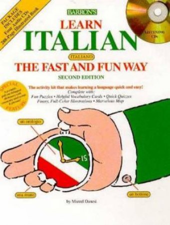 Barron's Learn Italian The Fast And Fun Way - Book & CD by Various