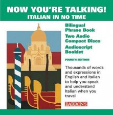 Now Youre Talking Italian In No Time  Book  CD