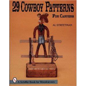 29 Cowboy Patterns for Carvers by STREETMAN AL