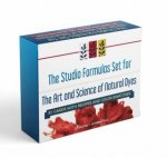 Studio Formulas Set for The Art and Science of Natural Dyes 84 Cards with Recipes and Color Swatches