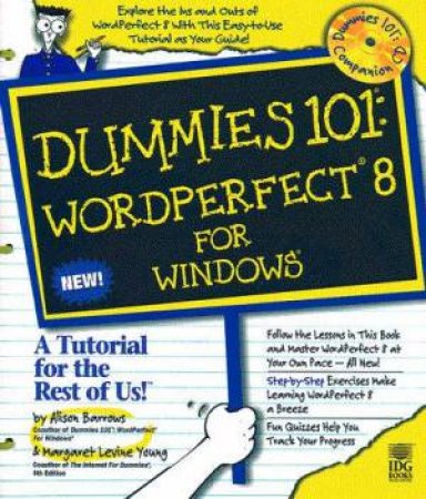WordPerfect 8 For Windows by Alison Barrows & Margaret Levine Young