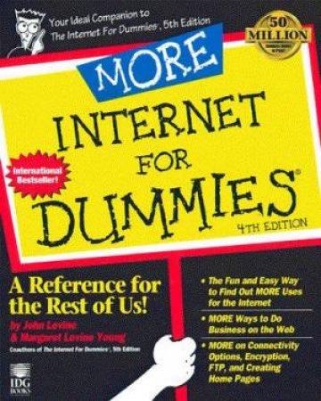 More Internet For Dummies by John Levine & Margaret Levine Young