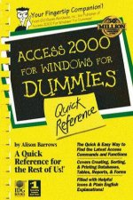 Access 2000 For Windows For Dummies Quick Reference