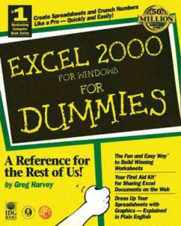 Excel 2000 For Windows For Dummies by Greg Harvey