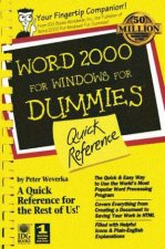 Word 2000 For Windows For Dummies Quick Reference