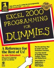 Excel 2000 Programming For Dummies