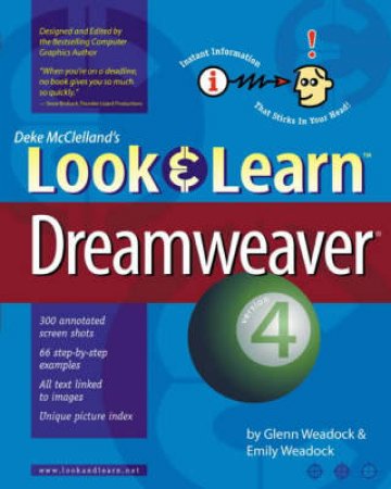 Deke McClelland's Look & Learn Dreamweaver $ by Glen Weadock & Emily Weadock