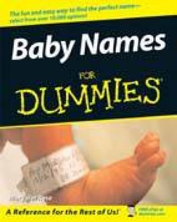 Baby Names For Dummies by Dummies