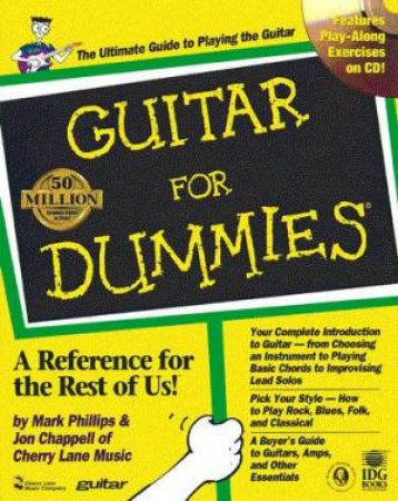 Guitar For Dummies - Book & CD by Mark Phillips