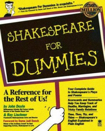 Shakespeare For Dummies by John Doyle