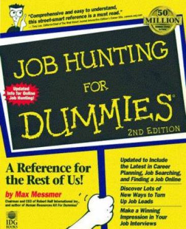 Job Hunting For Dummies by Max Messmer