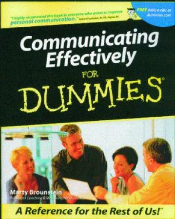 Business Communication For Dummies by Marty Brounstein