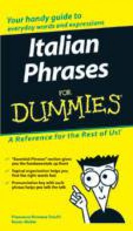 Italian Phrases For Dummies by K Moller