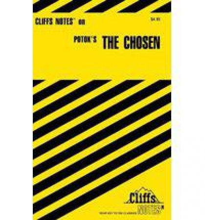 Cliffs Notes On Potok's The Chosen by Stephen J Greenstein
