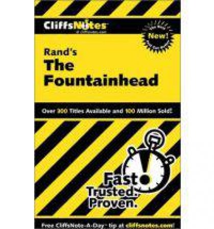 CliffsNotes on Rand's The Fountainhead by BERNSTEIN ANDREW