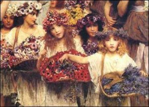 Alma-Tadema: Spring Boxed Notecards by Pomegranate