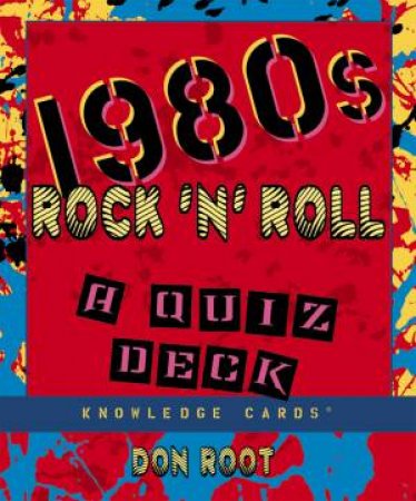 1980'S Rock 'N' Roll: Knowledge Cards by Pomegranate Stationery