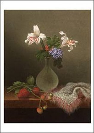 Lilies and Heliotrope Notelets (0120) by Martin Johnson Heade