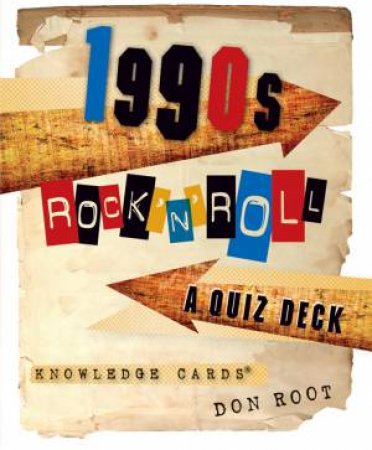 1990s Rock 'n' Roll Knowledge Cards Deck by Don Root