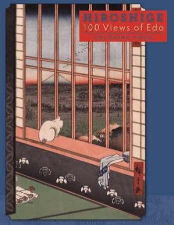 100 Views of Edo Coloring Book (CB129) by Utagawa Hiroshige