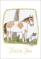 Horse And Cat Thank You Notes