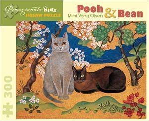 Pooh and Bean Kids Jigsaw Puzzle by Mimi Vang Olsen