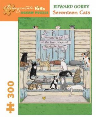 Seventeen Cats 300 Piece Jigsaw Puz by E. Gorey