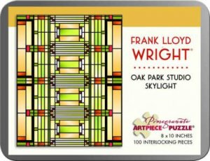 FLW Skylight Oak Park Tin Puzzle by FL Wright