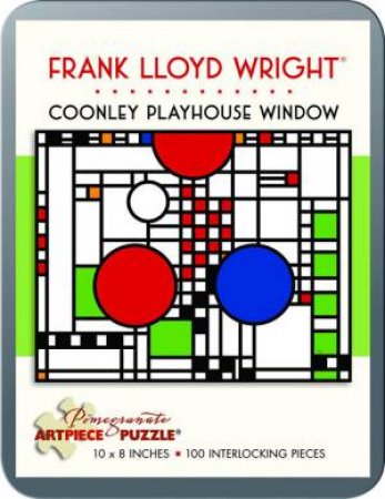 FLW Coonley Window Tin Puzzle by FL Wright
