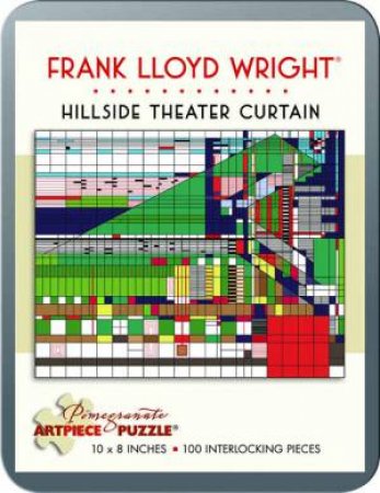 Frank Lloyd Wright: Hillside Theater Curtain Tin Puzzle by Frank Lloyd Wright