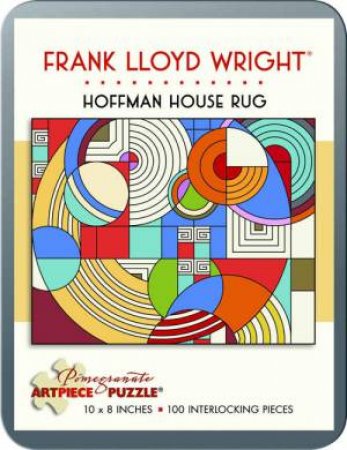 Frank Lloyd Wright Hoffman House Rug Tin Puzzle by Frank Lloyd Wright