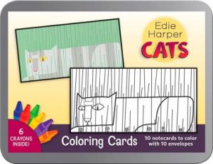 Cats: Edie Harper Coloring Cards by Edie Harper