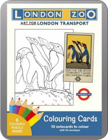 London Zoo: Art For London Transport Coloring Cards by Various