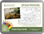 African Mammals Dioramas Coloring Cards
