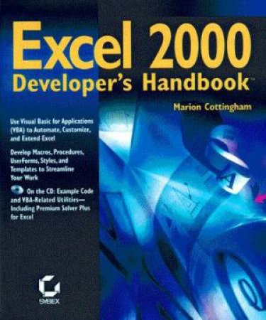 Excel 2000 Developer's Handbook by Marion Cottingham