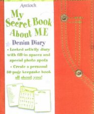 My Secret Book About Me Denim Diary  Orange