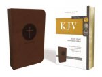 KJV Reference Bible Red Letter Edition Giant Print Brown
