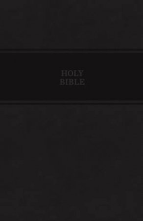 KJV Reference Bible Personal Size Red Letter Edition [Giant Print, Black] by Thomas Nelson