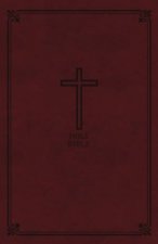 KJV Reference Bible Personal Size Red Letter Edition Giant Print Burgundy