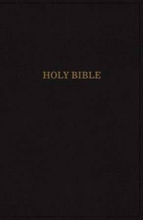 KJV Deluxe Reference Bible Indexed Red Letter Edition [Super Giant Print, Black] by Thomas Nelson