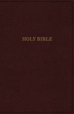 KJV Deluxe Reference Bible Indexed Red Letter Edition [Super Giant Print, Burgundy] by Thomas Nelson