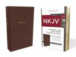 NKJV Personal Size Reference Bible Red Letter Edition Giant Print Brown